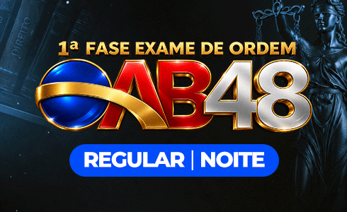 EXTENSIVO 1ª FASE OAB 48 - TRANSMISSÃO AO VIVO - NOITE (ONLINE)